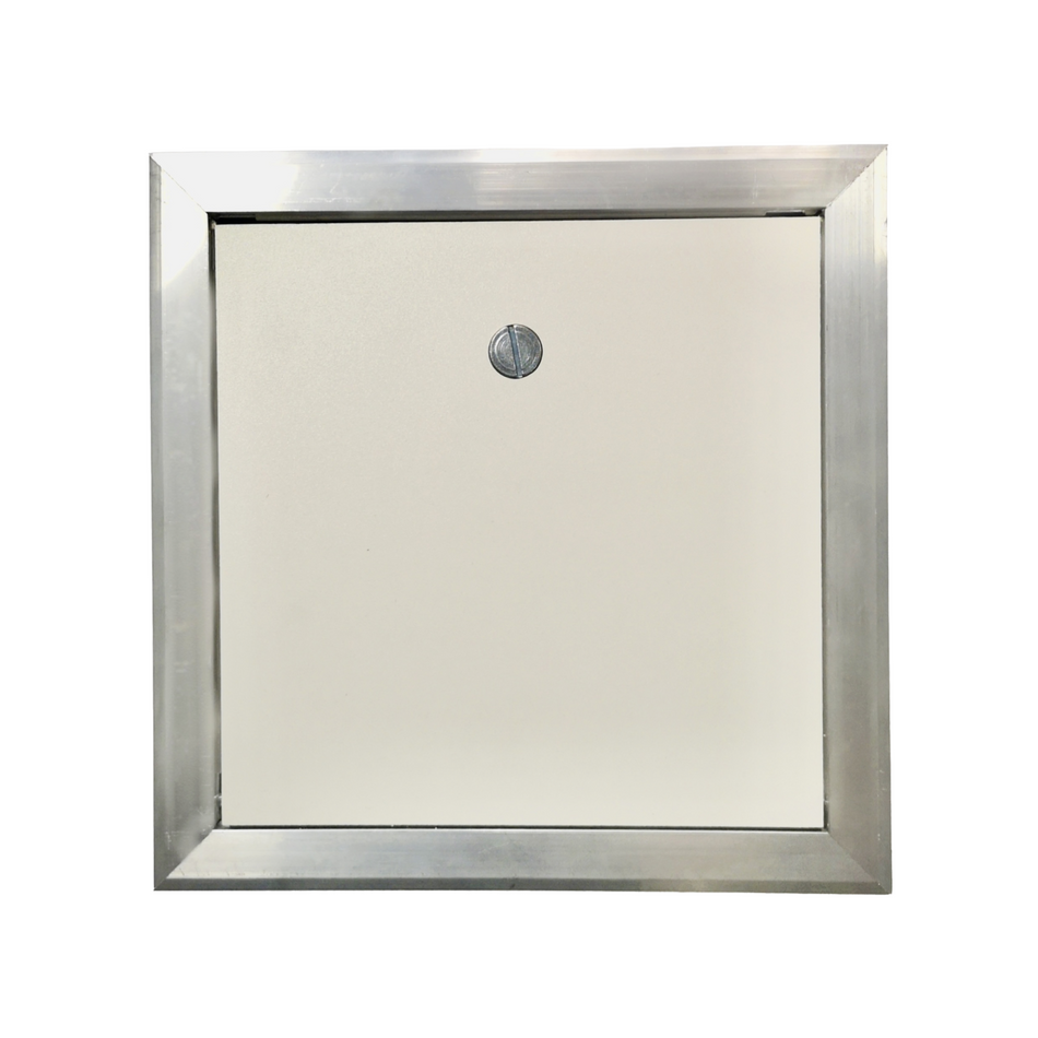 ACCESS PANEL 200 X 200MM FLANGE MDF ALUMINIUM FRAME